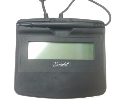 SCRIPTEL ST1570 6FT 1X5 LCD BACKLIT PROSCRIPT SIGNATURE CAPTURE PAD TESTED WORKING