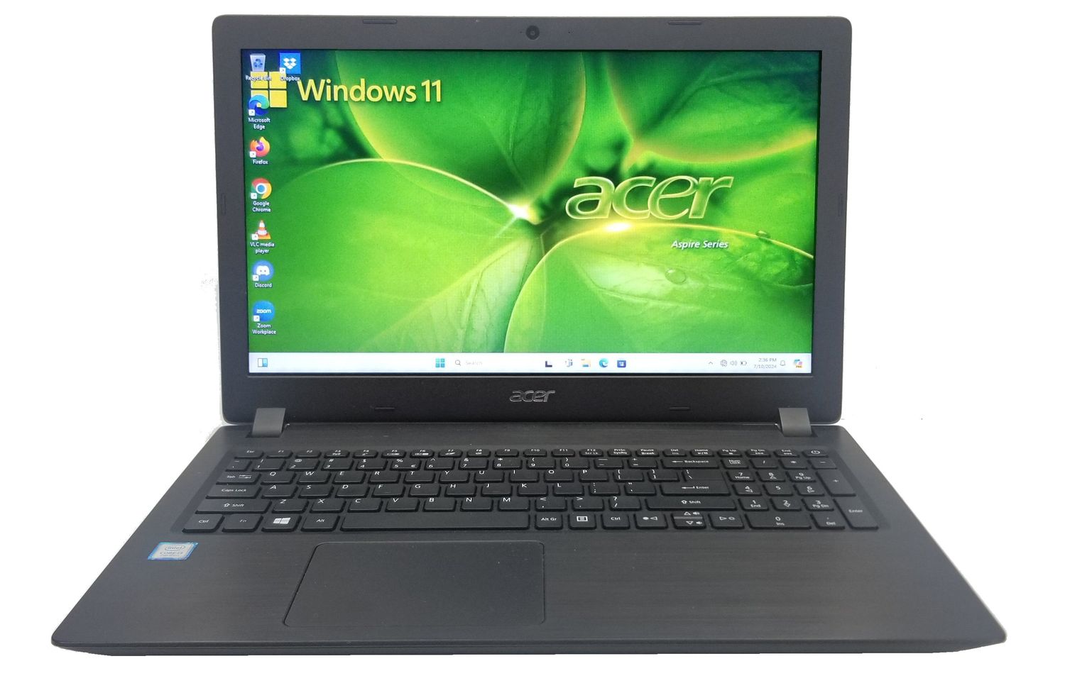 ACER ASPIRE A315-51 LAPTOP i3-8130U 2.20GHz 15.6" 8GB RAM 512GB SSD WIN11 HOME WIFI/BT EXTRAS
