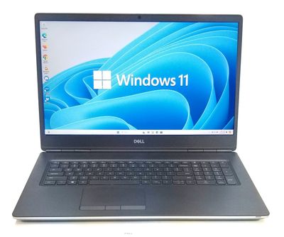 DELL PRECISION 7750 MOBILE WORKSTATION i7-10750H 2.60GHz 32GB RAM 512GB M.2 NVME SSD WiFi/BT 17.3" W11PRO EXTRAS