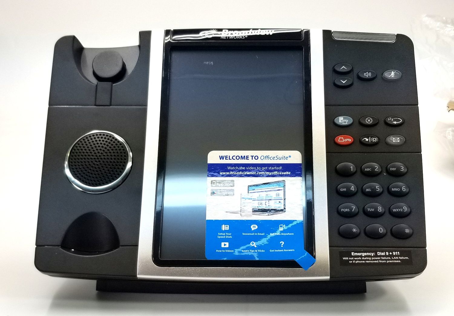 NEW HIRES MITEL 5360 IP BUSINESS OFFICE PHONE WITH STAND, HANDSET & CORD OPEN BOX