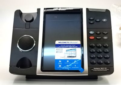 NEW HIRES MITEL 5360 IP BUSINESS OFFICE PHONE WITH STAND, HANDSET & CORD OPEN BOX