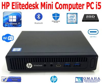HP PRODESK 800 G2 i5-6500T 2.5GHz 8GB RAM 128GB SSD WIN11 PRO WIFI MINI PC