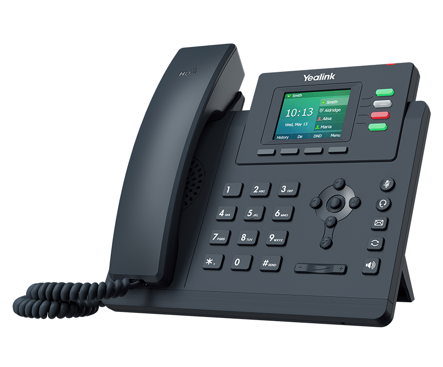 NEW YEALINK T33G 4-LINE GIGABIT IP PHONE POE COLOR OPEN BOX  SPEAKERPHONE