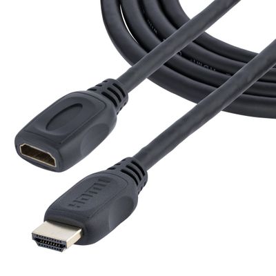 NEW 6FT (2M) HDMI EXTENSION CABLE - HDMI MALE TO FEMALE CABLE - 4K HDMI CABLE EXTENDER