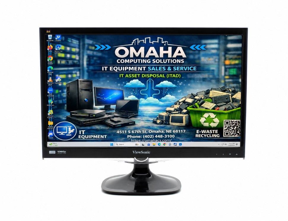 VIEWSONIC VX2450WM-LED 24" FULL HD 1080P WIDESCREEN MONITOR SPEAKERS VESA