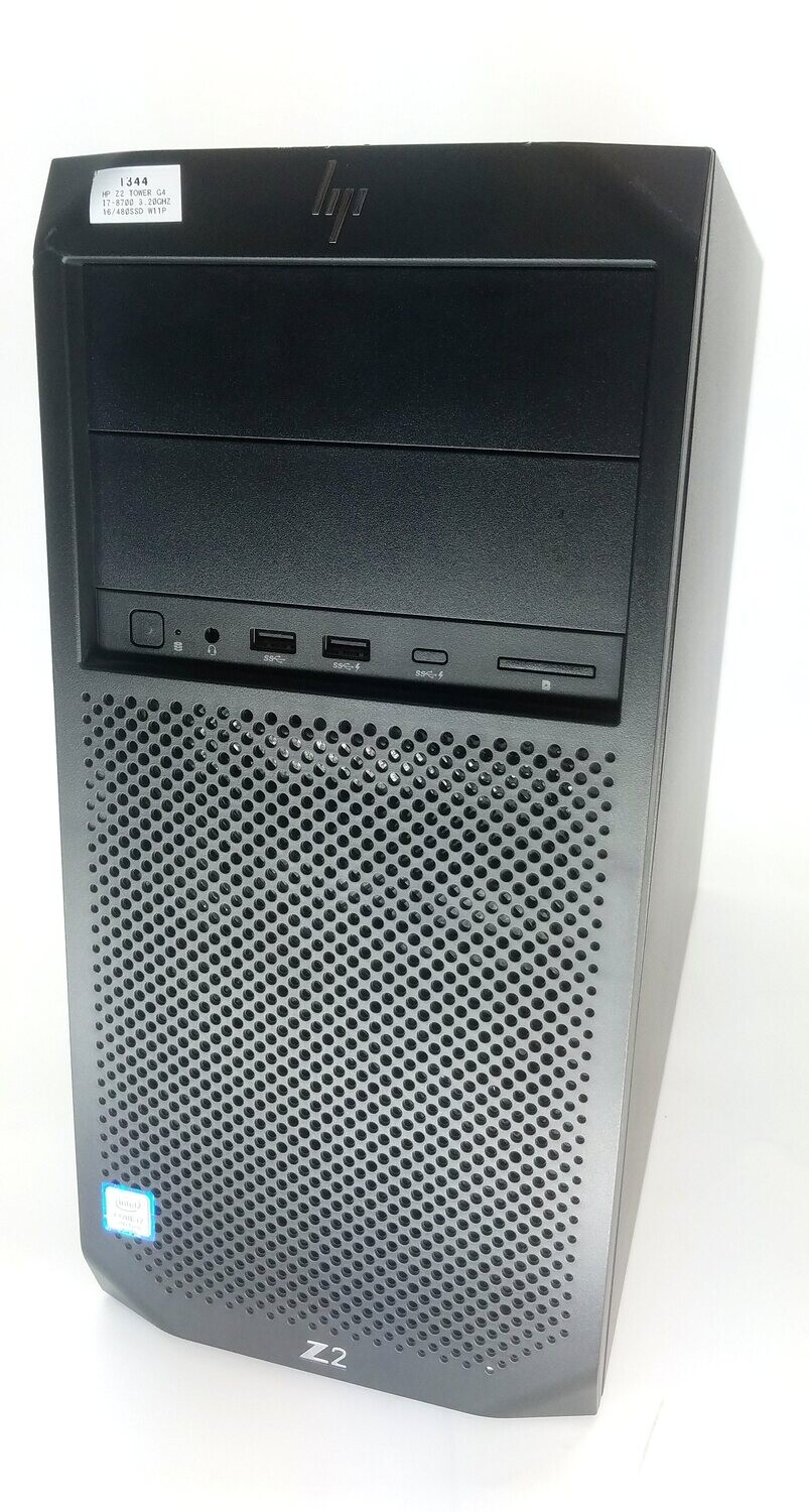 HP Z2 WORKSTATION TOWER G4 i7-8700 3.20GHz 16GB RAM 480GB SSD WIN11 PRO EXTRAS