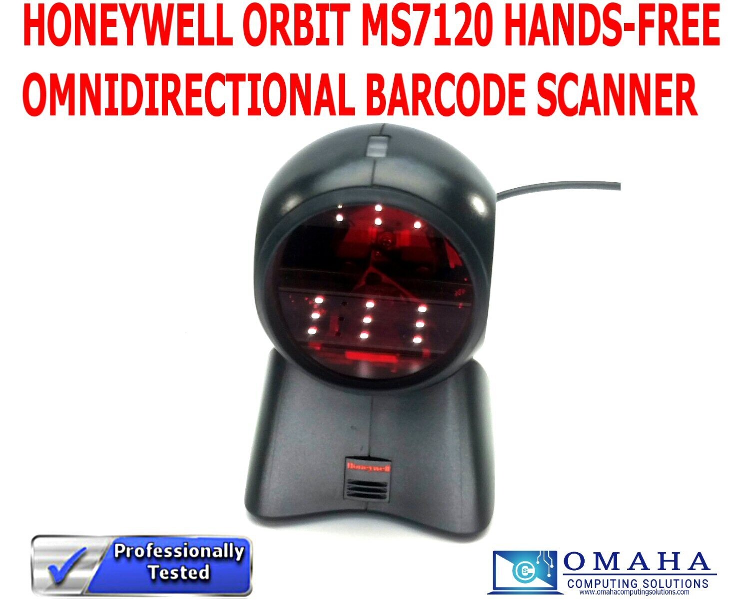 HONEYWELL ORBIT MS7120 HANDS FREE OMNIDIRECTIONAL USB BARCODE SCANNER TESTED WORKS HONEYWELL ORBIT MS7120 HANDS FREE OMNIDIRECTIONAL USB BARCODE SCANNER TESTED WORKS