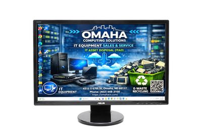 ASUS VE248H 24 ASUS VE248H 24" WIDESCREEN MONITOR FULL HD LCD 60Hz HDMI VGA DVI TESTED WORKING