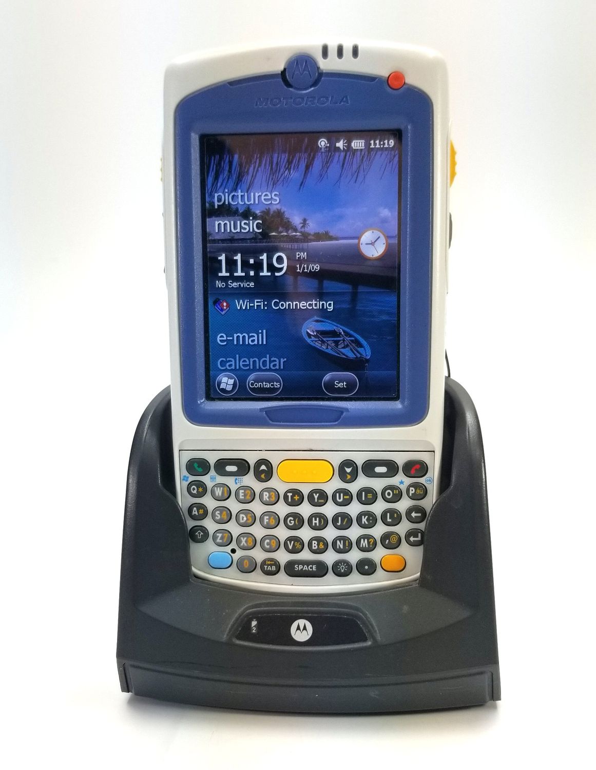 MOTOROLA SYMBOL MC75A0 RUGGED MOBILE COMPUTER WIN MOBILE 6.5 W/CRADLE TESTED WORKS MOTOROLA SYMBOL MC75A0 RUGGED MOBILE COMPUTER WIN MOBILE 6.5 W/CRADLE TESTED WORKS