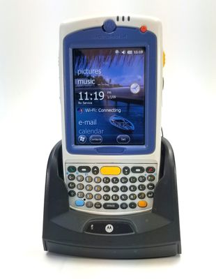 MOTOROLA SYMBOL MC75A0 RUGGED MOBILE COMPUTER WIN MOBILE 6.5 W/CRADLE TESTED WORKS MOTOROLA SYMBOL MC75A0 RUGGED MOBILE COMPUTER WIN MOBILE 6.5 W/CRADLE TESTED WORKS