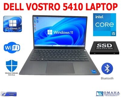 DELL VOSTRO 14 5410 LAPTOP i5-11320H 3.20GHz 14" 16GB RAM 512GB SSD WIN11 PRO WIFI/BT