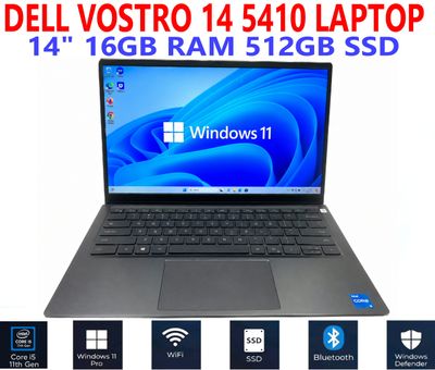 DELL VOSTRO 14 5410 LAPTOP i5-11320H 3.20GHz 14 DELL VOSTRO 14 5410 LAPTOP i5-11320H 3.20GHz 14" 16GB RAM 512GB SSD WIN11 PRO WIFI/BT