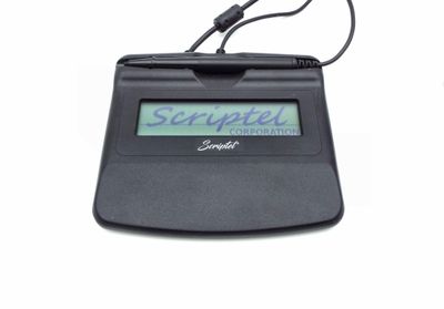 SCRIPTEL ST1570 6FT 1X5 LCD BACKLIT PROSCRIPT SIGNATURE CAPTURE PAD TESTED WORKING