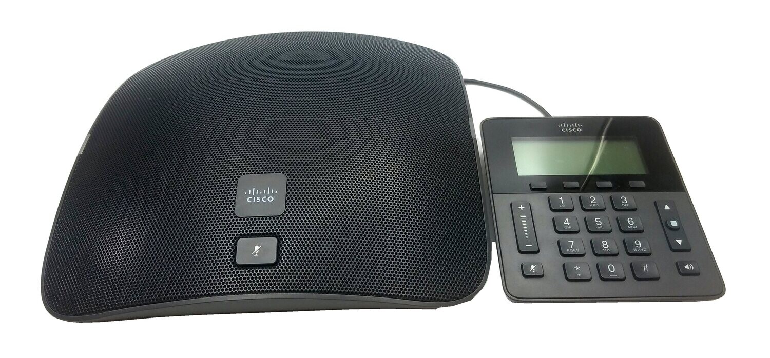 CISCO CP-8831 UNIFIED IP CONFERENCE PHONE BASE AND DIAL PAD CONTROLLER TESTED WORKS