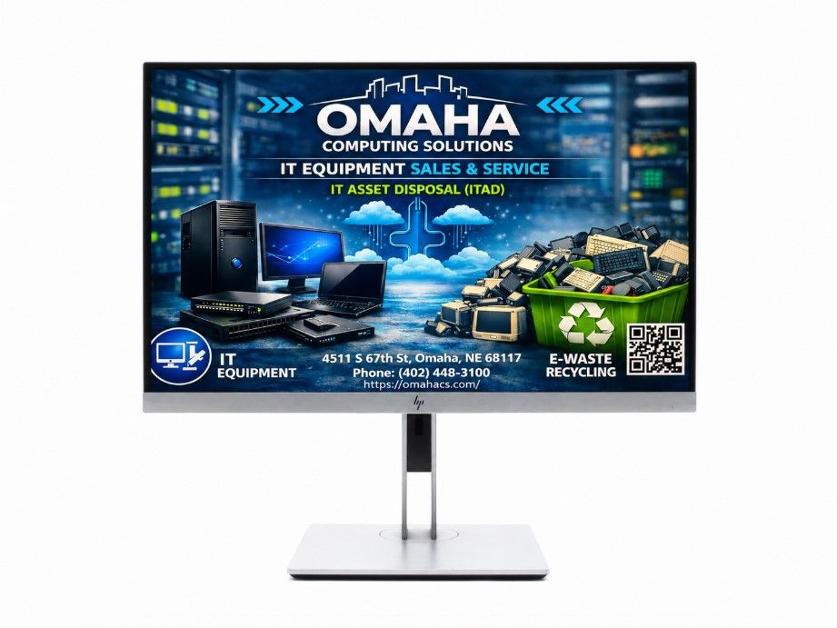 HP ELITEDISPLAY E223 21.5 INCH IPS LED BACKLIT FHD 1080P MONITOR TESTED WORKING