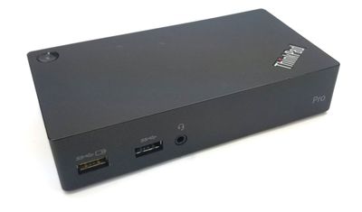 LENOVO THINKPAD USB 3.0 PRO DOCK DK1522 40A7 DUAL MONITOR W/AC CABLES TESTED WORKS