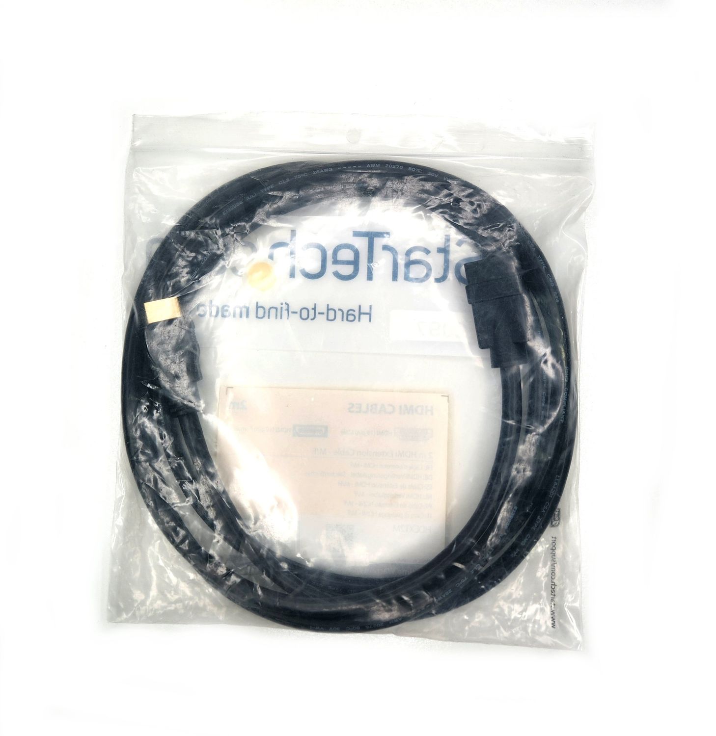 NEW 6FT (2M) HDMI EXTENSION CABLE - HDMI MALE TO FEMALE CABLE - 4K HDMI CABLE EXTENDER