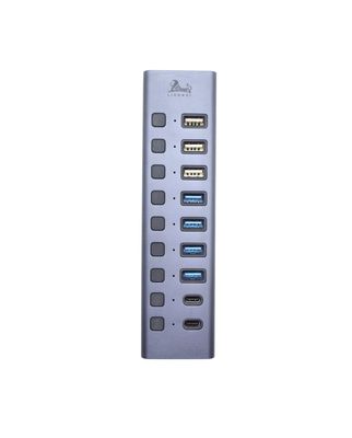 10 PORT POWERED USB-C AND USB-A HUB 1GB ETHERNET PORT TESTED WORKING 10 PORT POWERED USB-C AND USB-A HUB 1GB ETHERNET PORT TESTED WORKING