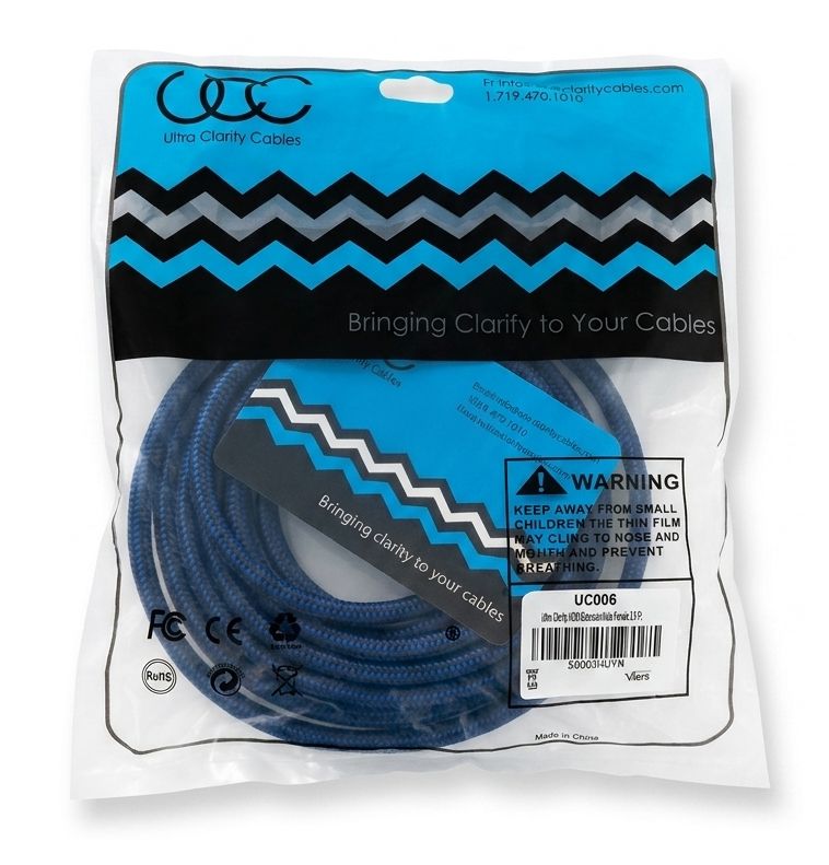 NEW ULTRA CLARITY HDMI CABLE MALE-FEMALE 25 FT SEALED PACKAGE