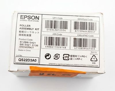 NEW OPENED EPSON ESD40RKIT SCANNER ROLLER ASSEMBLY KIT B12B813421