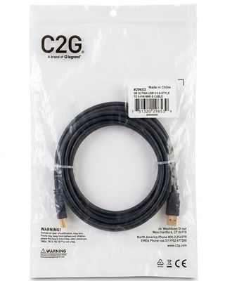 NEW 16.4FT ULTIMA USB 2.0 A TO MINI-B CABLE