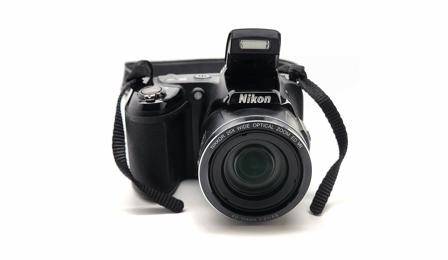 NIKON COOLPIX L810 16.1MP DIGITAL BRIDGE CAMERA BLACK - 26X OPTICAL ZOOM TESTED WORKING