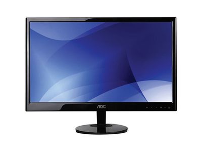 NEW AOC 21.5" WIDESCREEN LED MONITOR FULL HD 1080P  - BLACK OPEN BOX