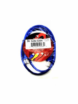 NEW PACK OF 10 PEARSTONE 3' CAT5E SNAGLESS NETWORKING CABLE SEALED PACKAGE
