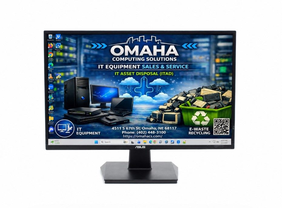 ASUS VA27EHE 27 INCH IPS MONITOR 75HZ FREESYNC FULL HD 1080P HDMI VGA PC GAMING
