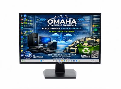 ASUS VA27EHE 27 INCH IPS MONITOR 75HZ FREESYNC FULL HD 1080P HDMI VGA PC GAMING
