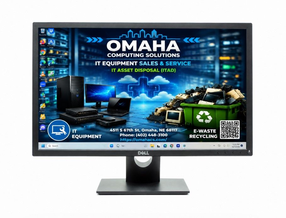 DELL E2216H 21.5" WIDESCREEN LED MONITOR FULL HD 1080P VESA DISPLAYPORT VGA