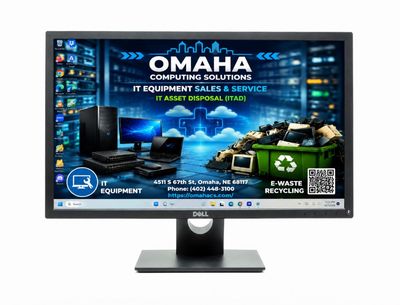 DELL E2216H 21.5" WIDESCREEN LED MONITOR FULL HD 1080P VESA DISPLAYPORT VGA