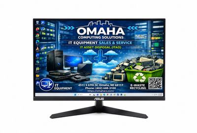 ASUS 24" COMPUTER MONITOR VY249HE FHD 1080P IPS EYE CARE HDMI DESKTOP SCREEN
