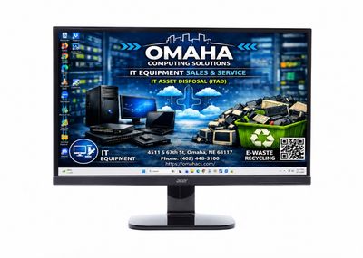 ACER KA270H ABIX 27" FULL HD 1080P LED MONITOR 60HZ 4MS VESA BLACK DISPLAY