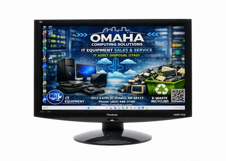 VIEWSONIC 24" COMPUTER MONITOR VX2433WM FHD 1080P WIDESCREEN HDMI DESKTOP SCREEN