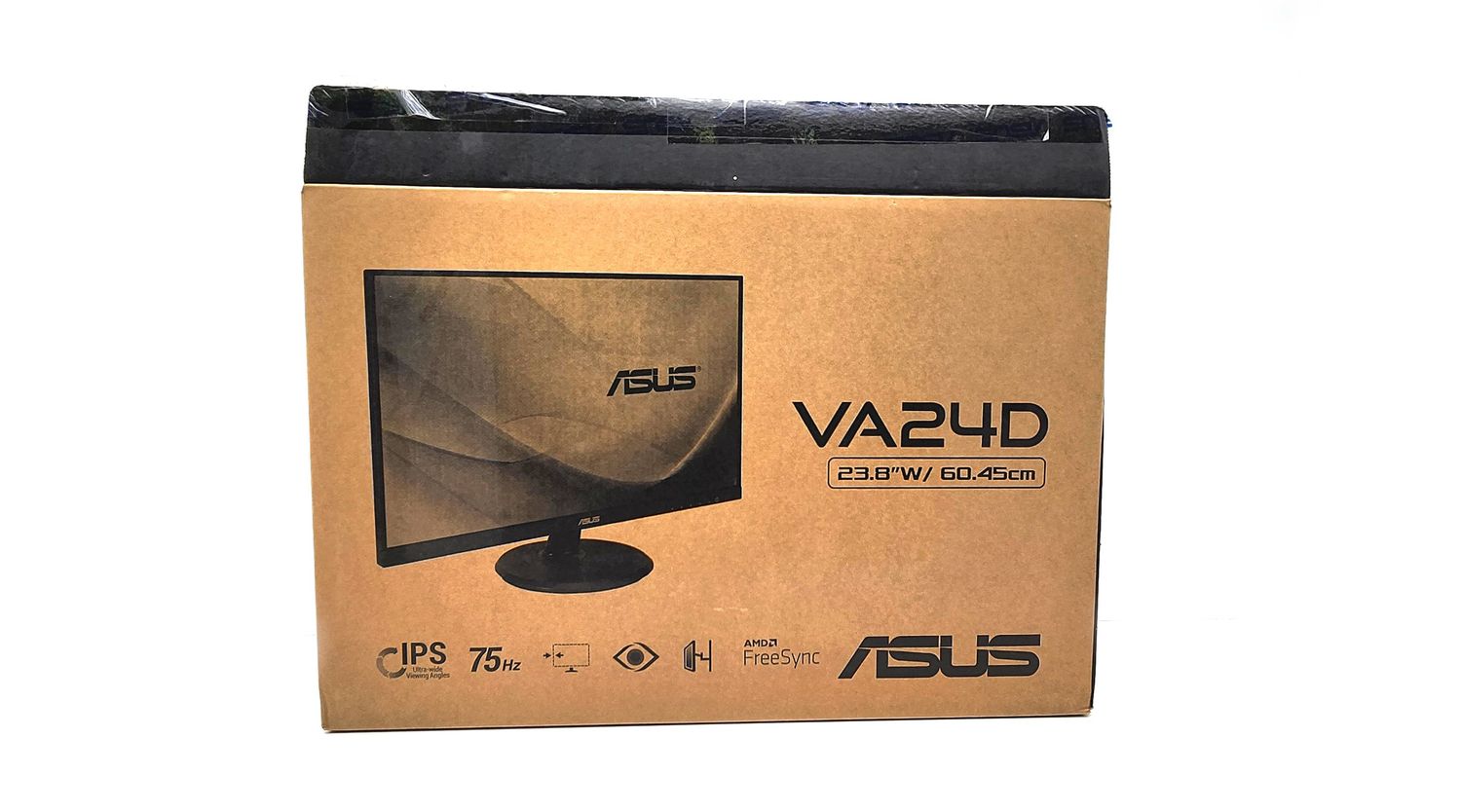 NEW ASUS VA24DQ 24" FHD IPS 75HZ FREESYNC MONITOR HDMI DP VGA BUILT-IN SPEAKERS