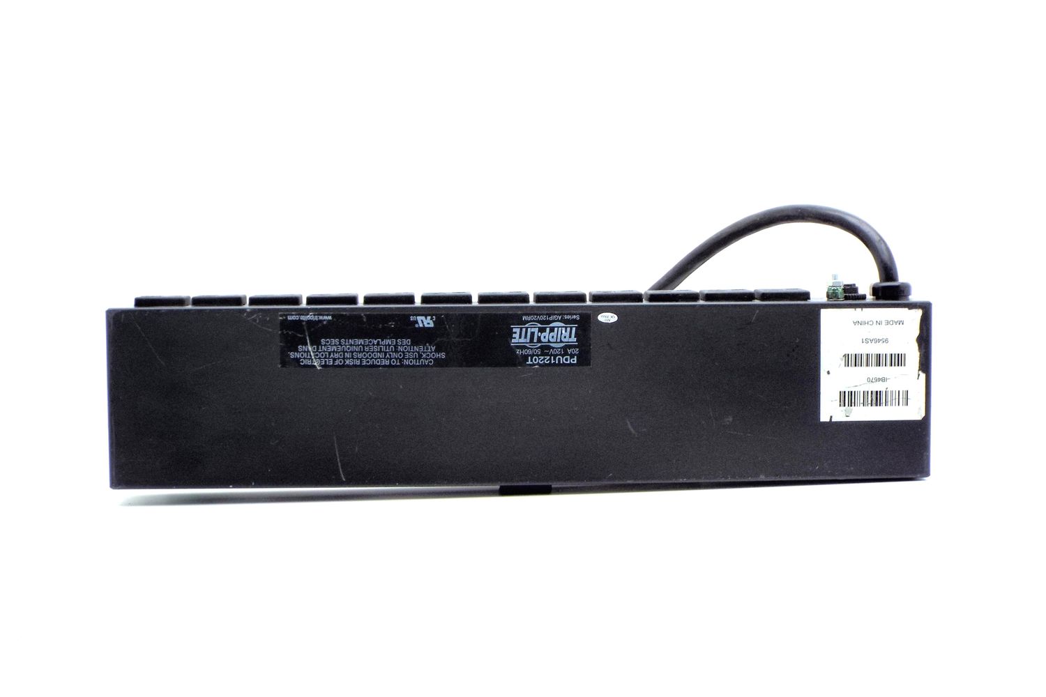 TRIPP LITE PDU1220T 20A 120V 2.4KW 13-OUTLET L5-20P 1U RACK PDU 15FT CORD TRIPP LITE PDU1220T 20A 120V 2.4KW 13-OUTLET L5-20P 1U RACK PDU 15FT CORD