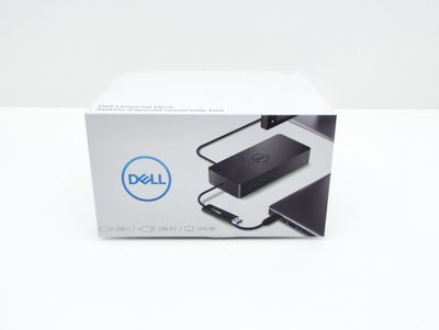 NEW DELL D6000 UNIVERSAL DOCK USB-C USB 3.0 4K 130W ADAPTER OPEN BOX