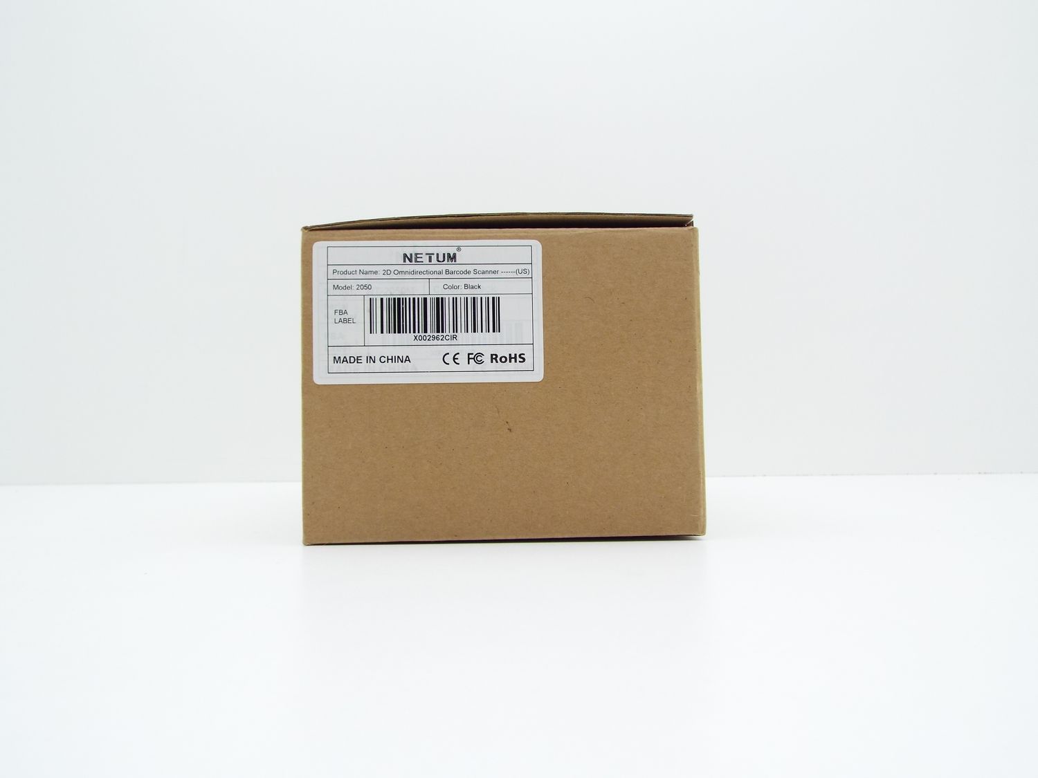 NEW NETUM NT-2050 1D 2D QR OMNIDIRECTIONAL HANDS-FREE USB BARCODE SCANNER OPEN BOX