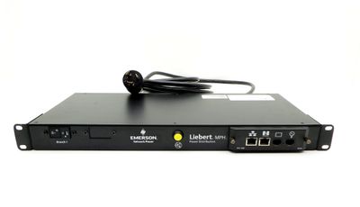 EMERSON LIEBERT MPH APH-NR9B09AXX30 1U MANAGED RACK PDU 120V 20A 9 OUTLET TESTED WORKING