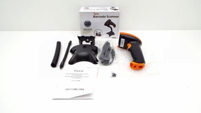 NEW TERA EVHK0020 2D WIRED USB BARCODE QR SCANNER READER W/STAND PLUG & PLAY OPEN BOX