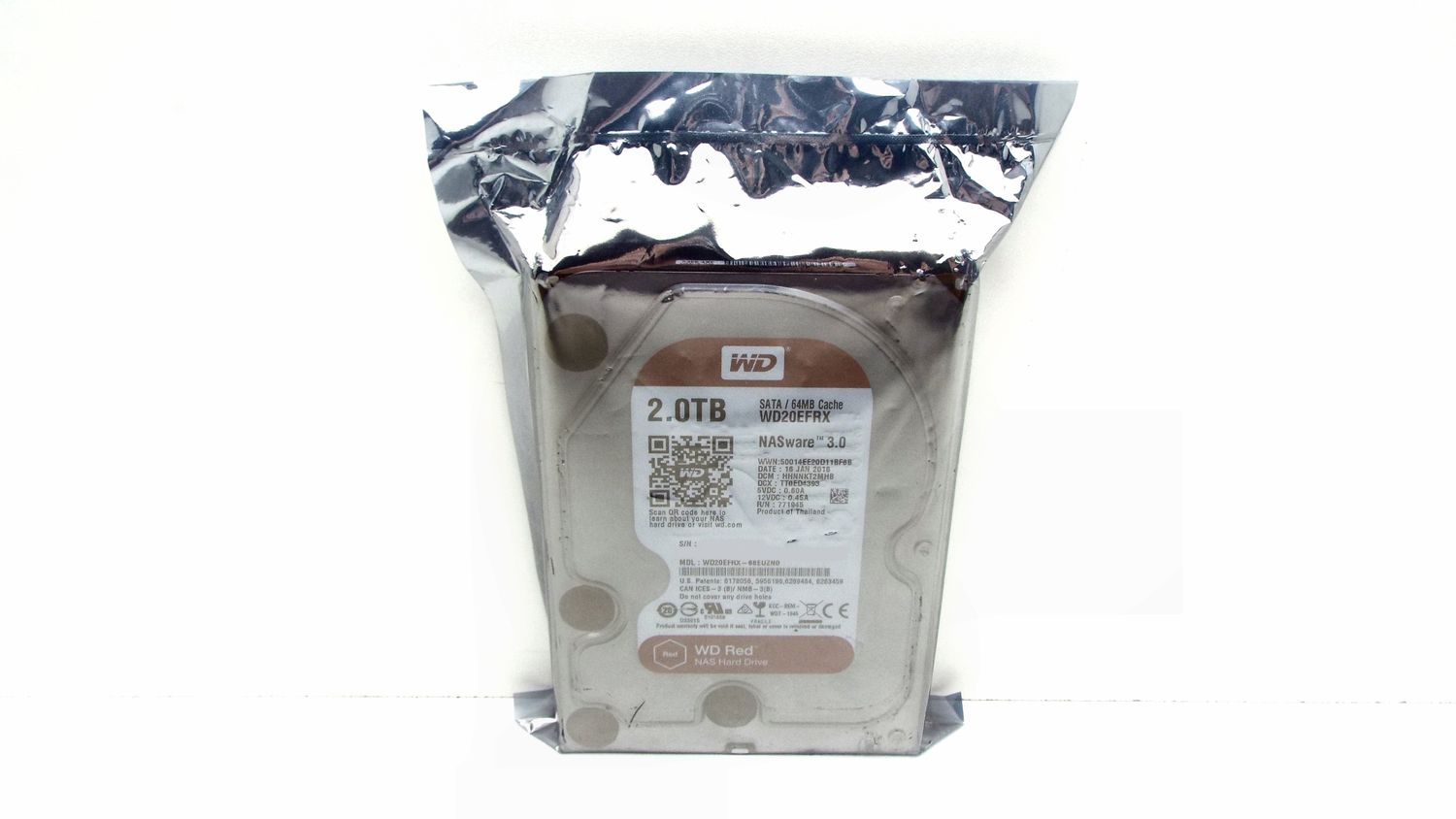 NEW WESTERN DIGITAL WD RED 2TB 3.5 NEW WESTERN DIGITAL WD RED 2TB 3.5" SATA III NAS HARD DRIVE WD20EFRX 64MB SEALED