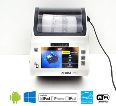 ZEBRA ZD621 HEALTHCARE DIRECT THERMAL TRANSFER PRINTER ETHERNET WIFI/BT WHITE TESTED WORKING ZEBRA ZD621 HEALTHCARE DIRECT THERMAL TRANSFER PRINTER ETHERNET WIFI/BT WHITE TESTED WORKING
