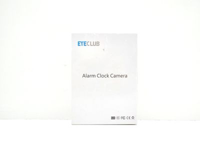 NEW EYECLUB 1080P ALARM CLOCK CAMERA WITH MOTION DETECTION & LOOP RECORDING SEALED BOX NEW EYECLUB 1080P ALARM CLOCK CAMERA WITH MOTION DETECTION & LOOP RECORDING SEALED BOX