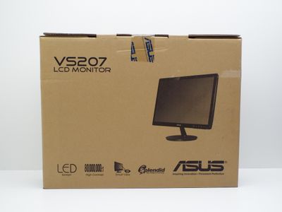 NEW ASUS VS207T-P 19.5 NEW ASUS VS207T-P 19.5" HD+ LED MONITOR 1600×900 DVI-D VGA BUILT IN SPEAKERS FACTORY SEALED