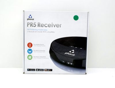 PHORUS PR5 PLAY-FI WIRELESS AUDIO RECEIVER WI-FI BLUETOOTH AIRPLAY W/ BOX TESTED WORKING