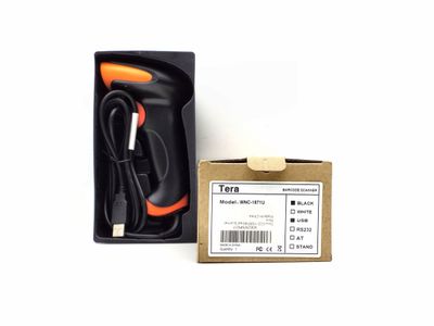 NEW TERA 1500C CCD 1D USB WIRED HANDHELD BARCODE SCANNER WNC-1871U OPEN BOX NEW TERA 1500C CCD 1D USB WIRED HANDHELD BARCODE SCANNER WNC-1871U OPEN BOX
