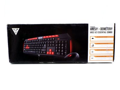 NEW GAMDIAS GKC100 ARES V2 ESSENTIAL WIRED GAMING KEYBOARD & MOUSE COMBO OPEN BOX