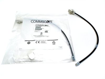 NEW COMMSCOPE 760235591 CAT6A U/UTP PLENUM RJ45-TO-CEILING CONNECTOR CORD 1.5 FT BLACK SEALED PACKAGE NEW COMMSCOPE 760235591 CAT6A U/UTP PLENUM RJ45-TO-CEILING CONNECTOR CORD 1.5 FT BLACK SEALED PACKAGE