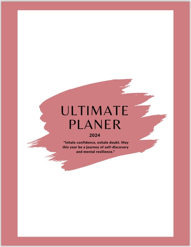 Ultimate Planner 2024 English